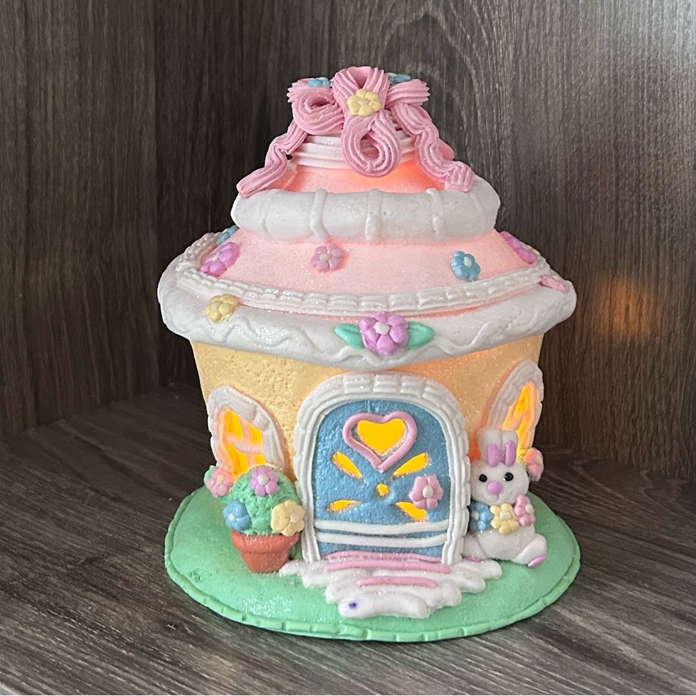 Valerie Parr Hill Illuminated Easter Cupcake Cottage